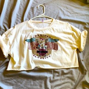 Cropped Harley Davidson T-Shirt
